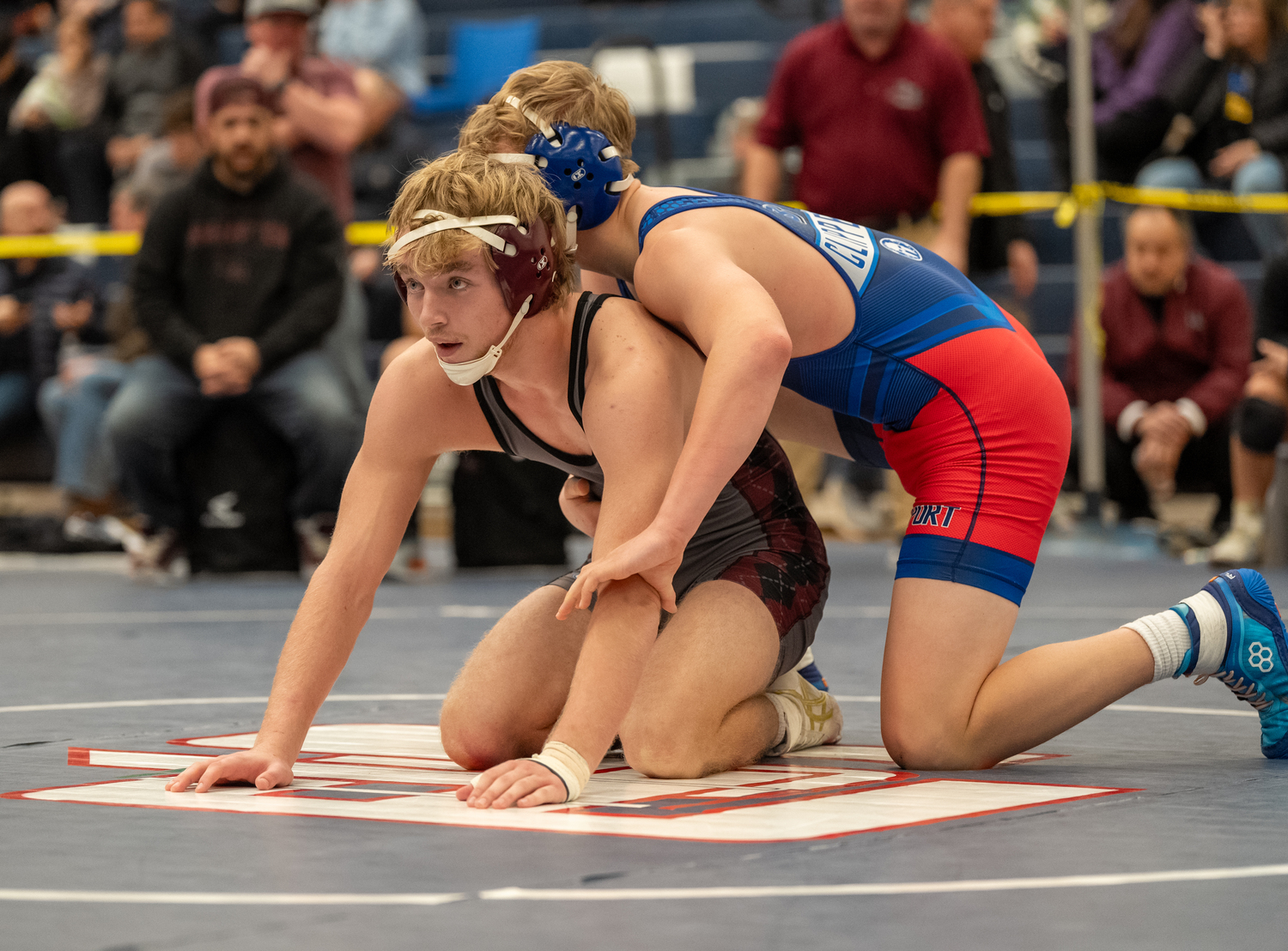 East Hampton senior Adam Beckwith placed third at 170 pounds.    RON ESPOSITO