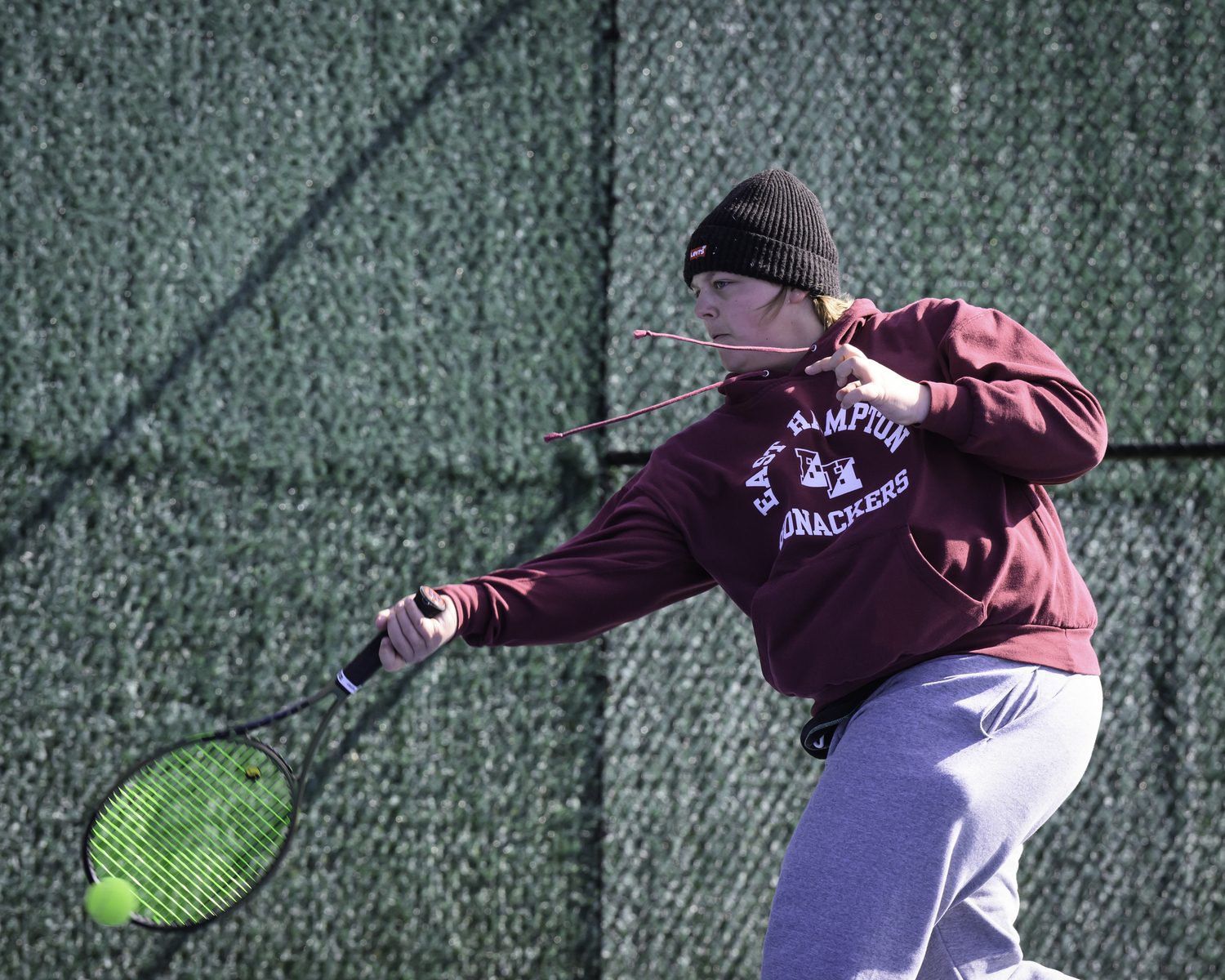 East Hampton freshman Marcus Wechsler. MARIANNE BARNETT