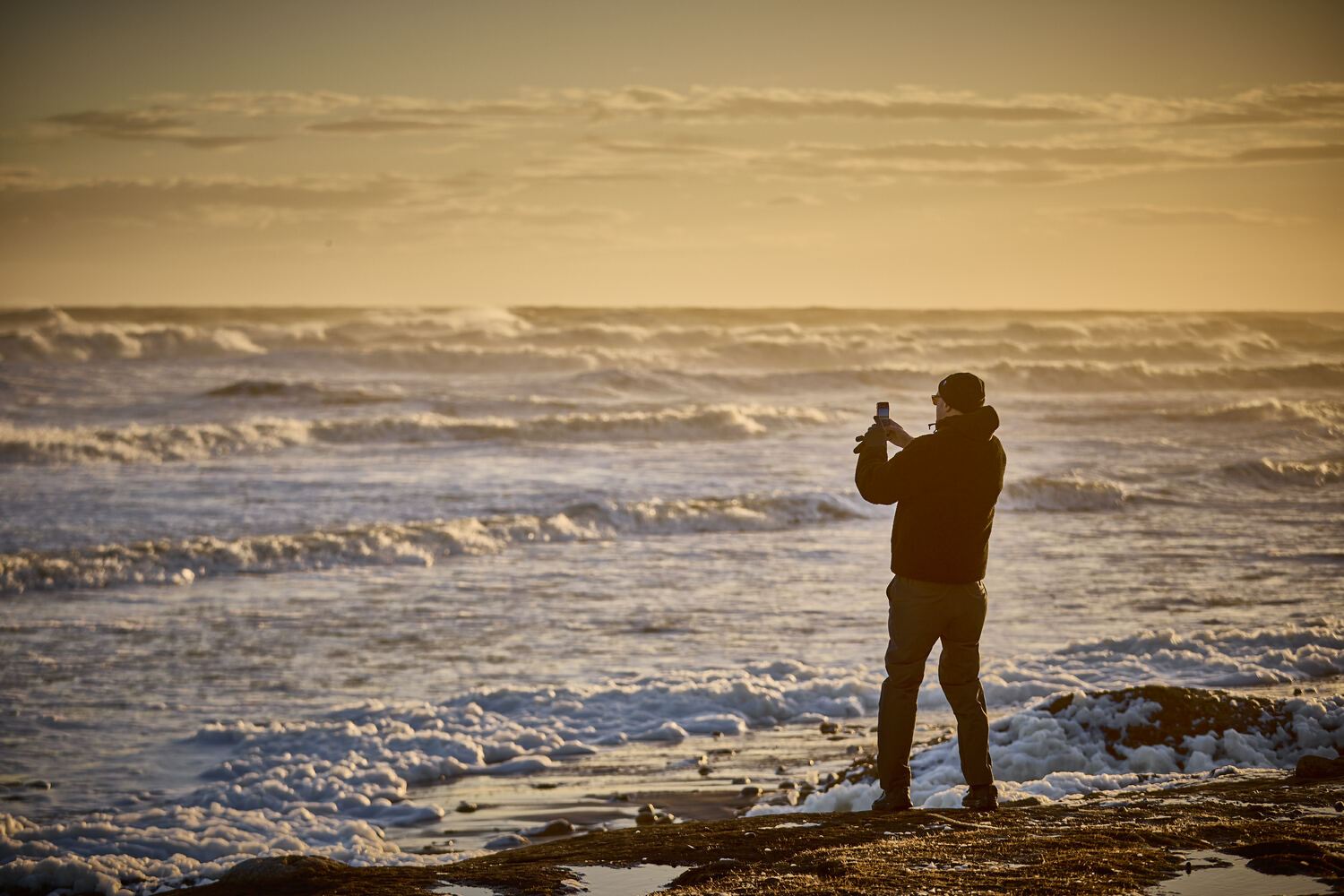 Capturing a sea of beauty at Ditch Plains Beach. JOHN MADERE