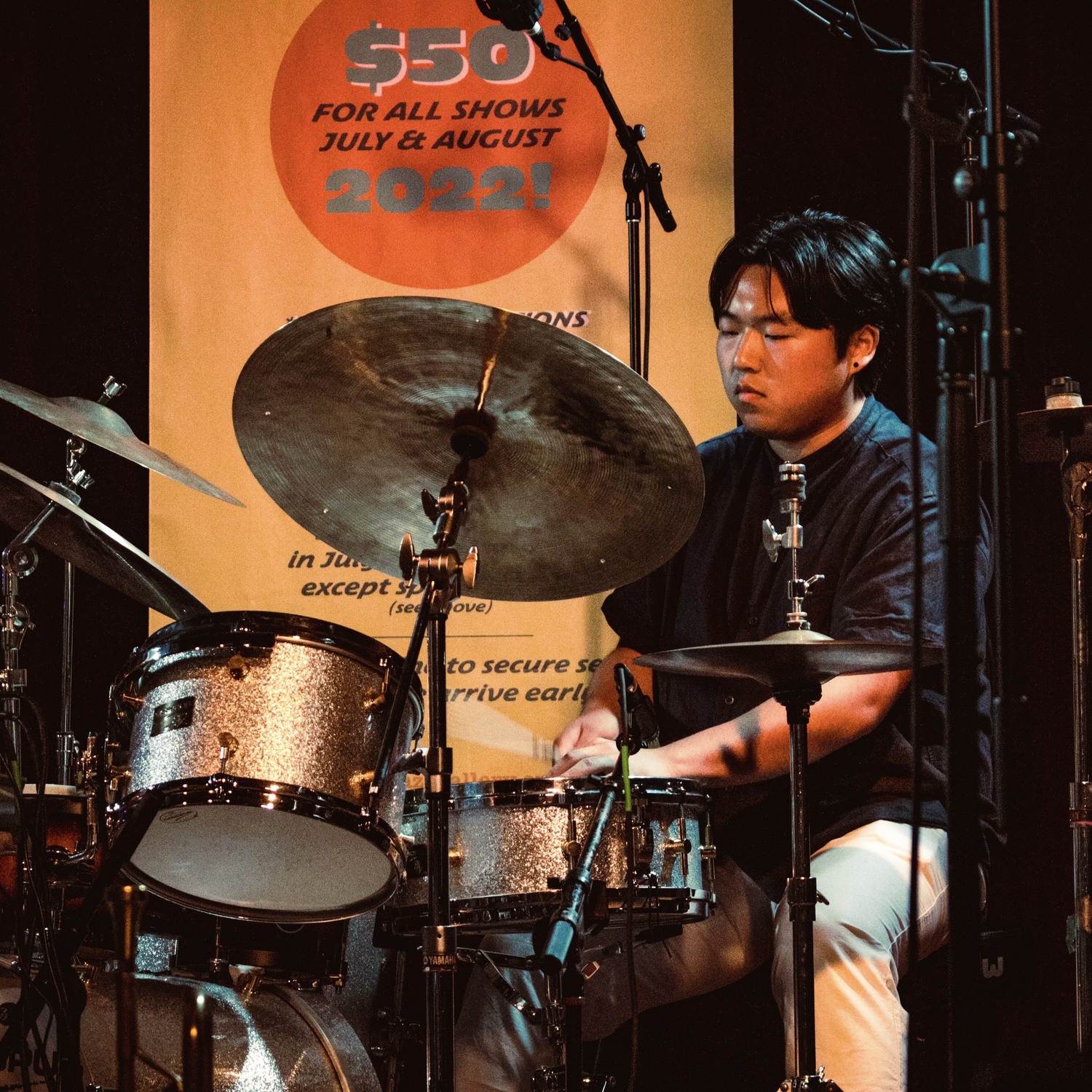 Mercer Quintet's drummer Alex Yoo. COURTESY THE CHURCH