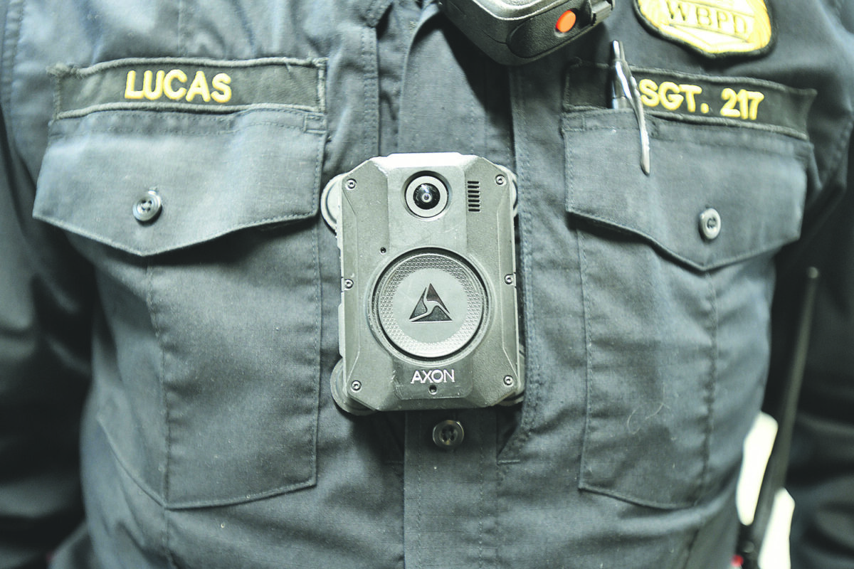 Westhampton Beach Village Police have been using bodycams since 2016. FILE PHOTO