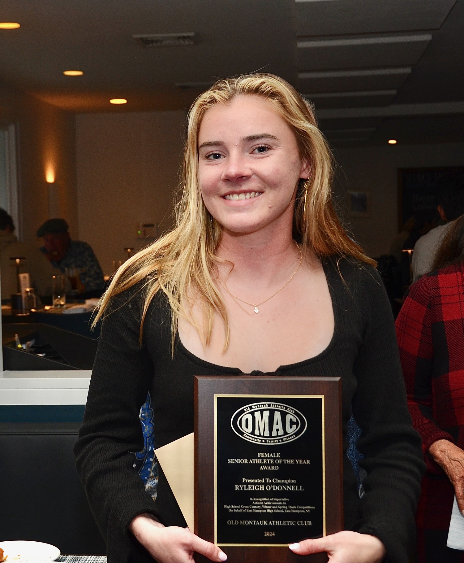 Ryleigh O'Donnell was the co-recipient of the Female Senior Athlete of the Year, along with good friend Dylan Cashin.   KYRIL BROMLEY