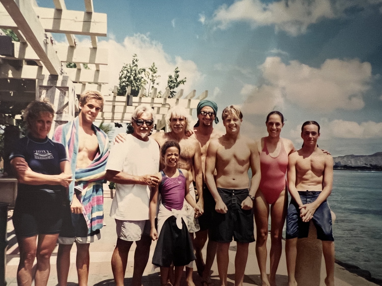 Ditch Plains Beach, early 1990s. COURTESY KATHERINE KING