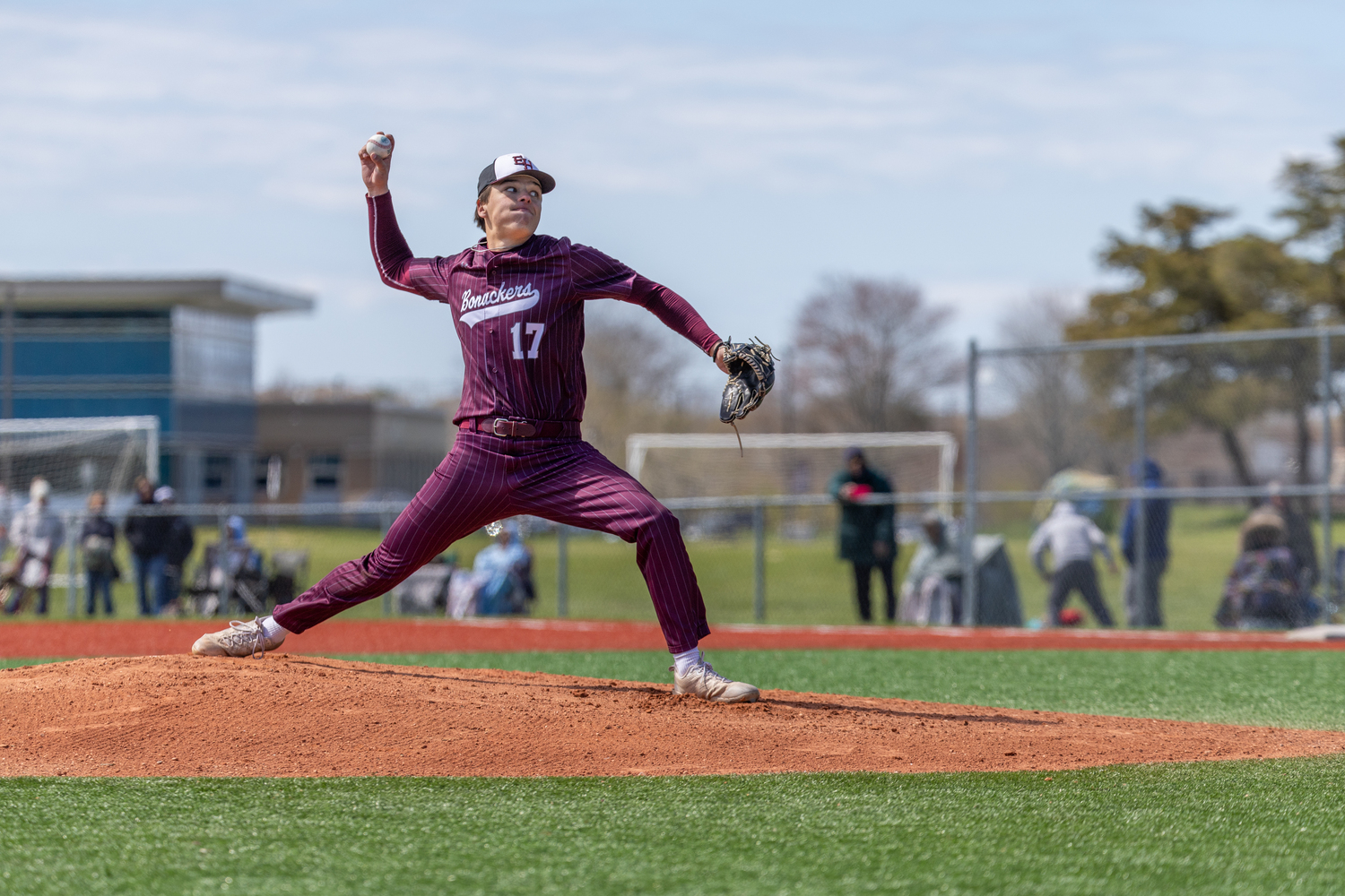 East Hampton senior Zach Dodge.   RON ESPOSITO