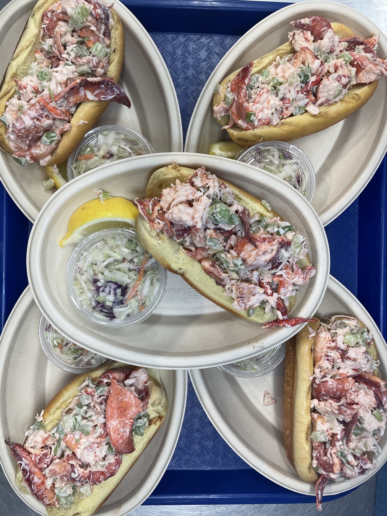 Lobster Rolls are on the menu at Hooked in Montauk. COURTESY HOOKED