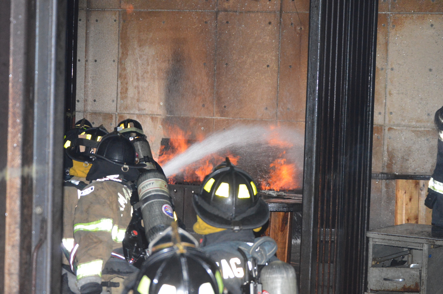 Trainees put water to fire TOM GOGOLA