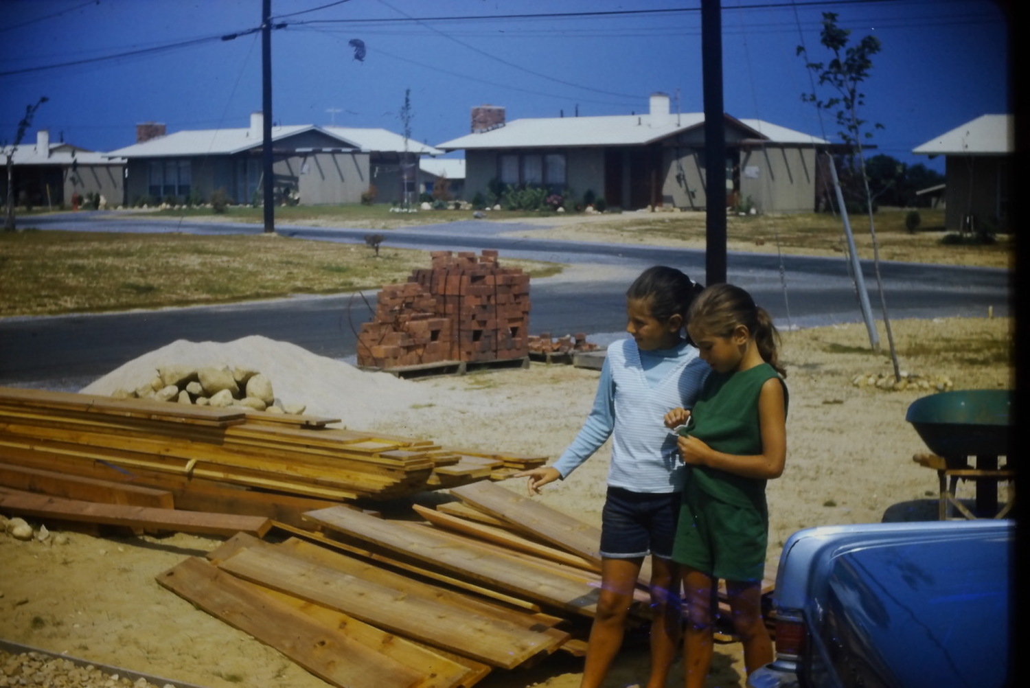 Leisurama being built in Montauk in 1965. Image courtesy of the Montauk Historical Society