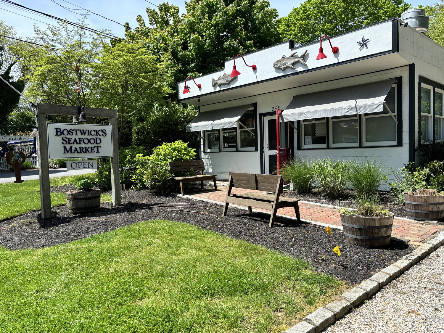 Bostwick’s Seafood Market has reopened for the 2024 season. COURTESY BOSTWICK'S