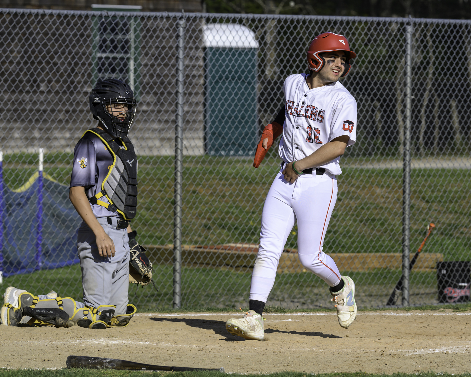 Pierson junior Max Krotman scores.  MARIANNE BARNETT