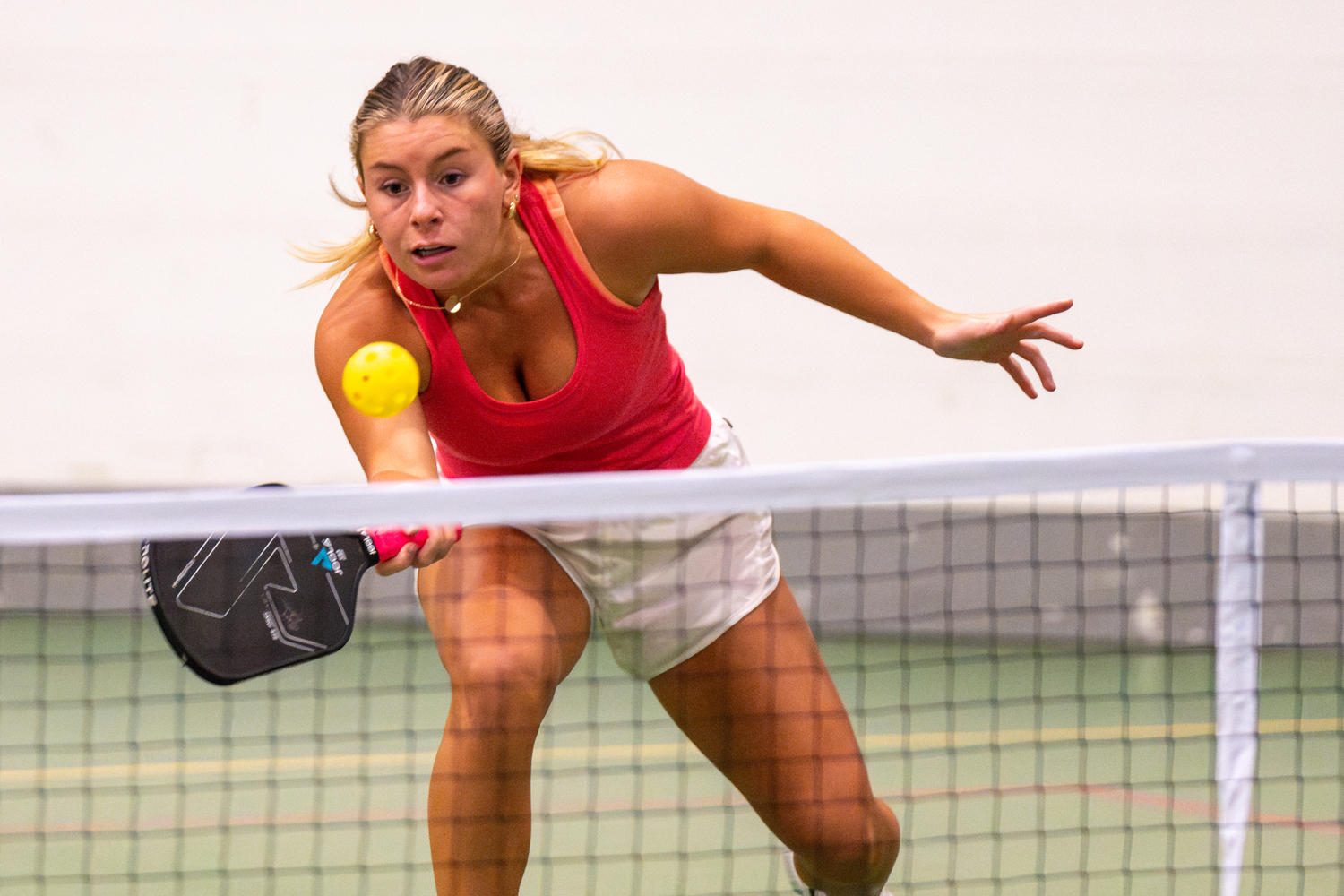 Emma Citarelli playing in the Heart of the Hamptons tournament this past winter.  RON ESPOSITO