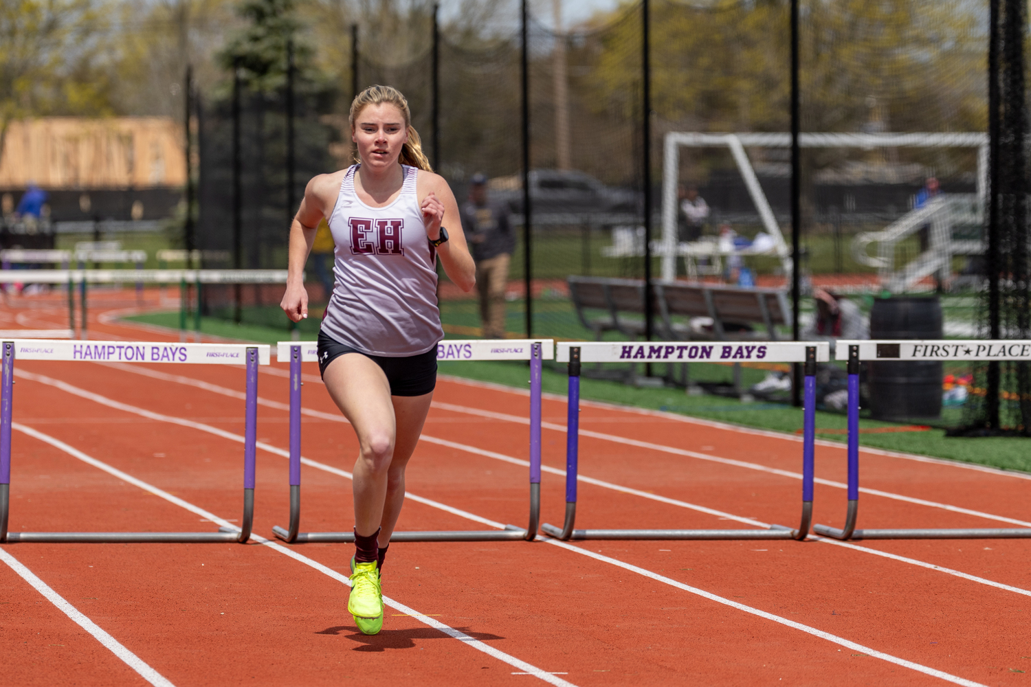 Ryleigh O'Donnell at the Westhampton Beach Invitational on April 27.  RON ESPOSITO