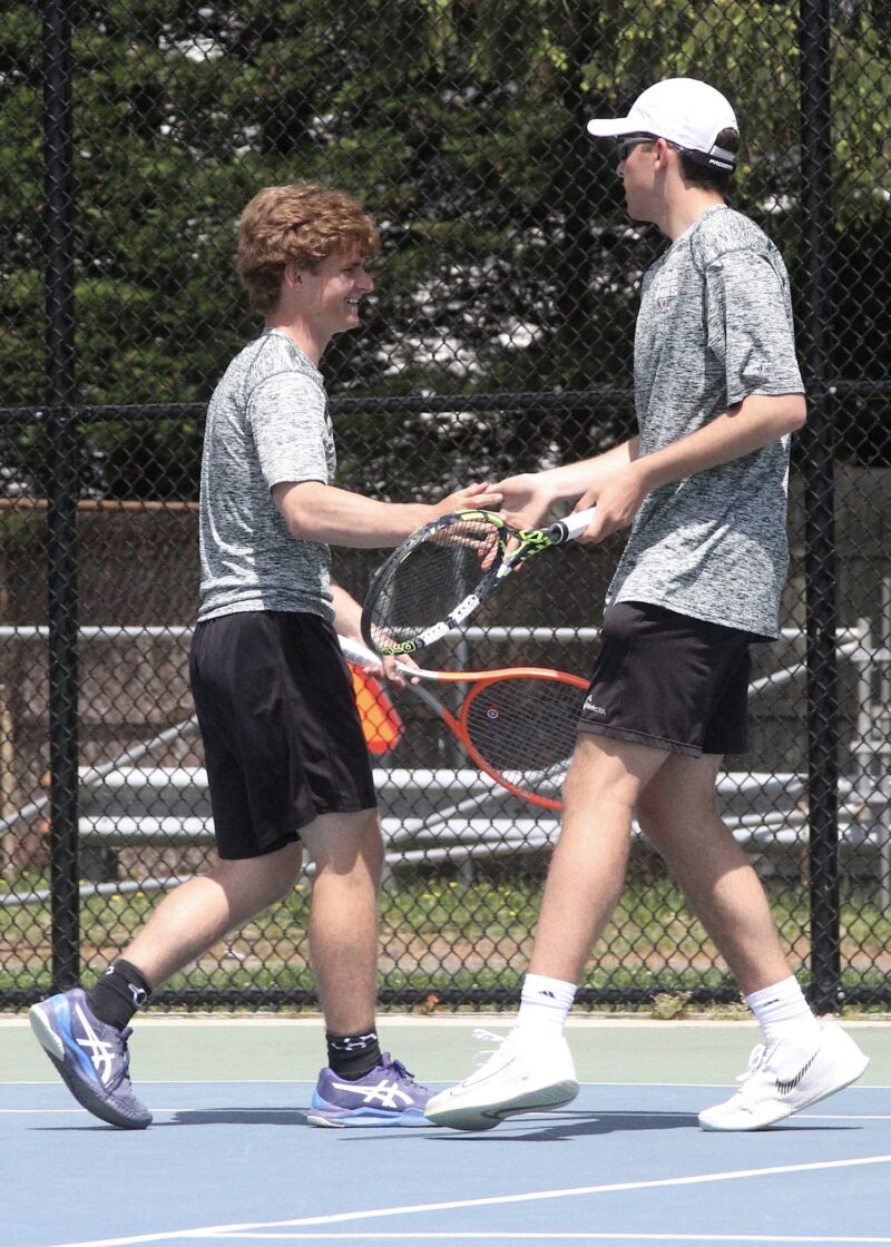 Senior Bobby Stabile and junior Giancarlo Volpe. DESIRÉE KEEGAN