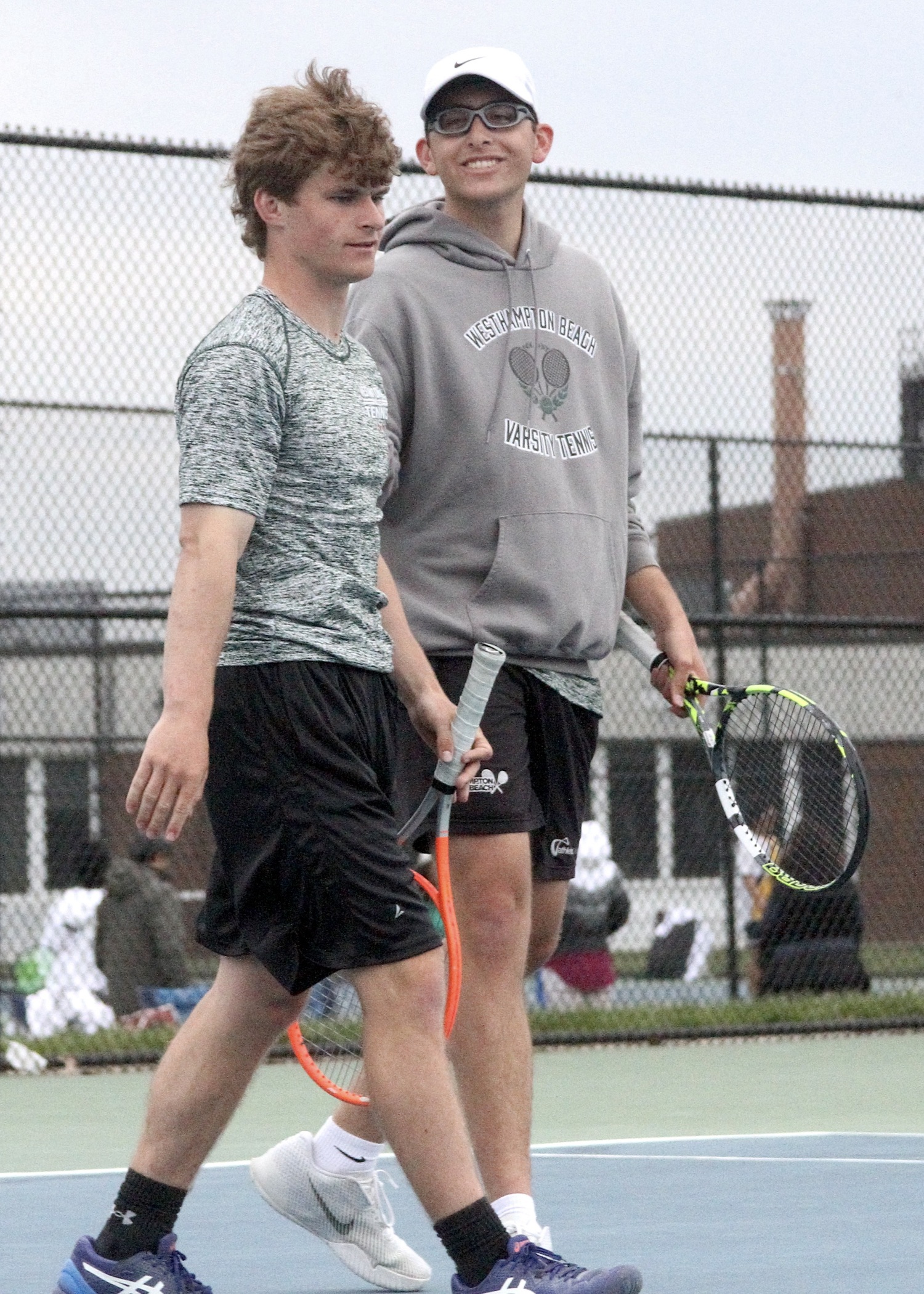 Senior Bobby Stabile and junior Giancarlo Volpe. DESIRÉE KEEGAN