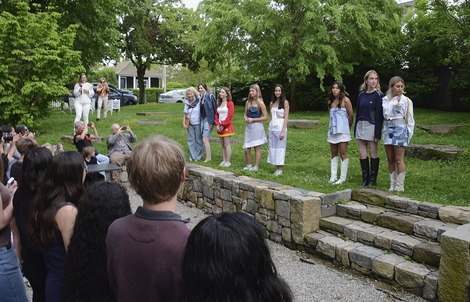 The “Upcycling - Responsible Fashion Workshop,”  supported by the Reutershan Educational Trust and facilitated by Mary Jane Marcasiano, fashion show was held at The Church on May 23.  KYRIL BROMLEY