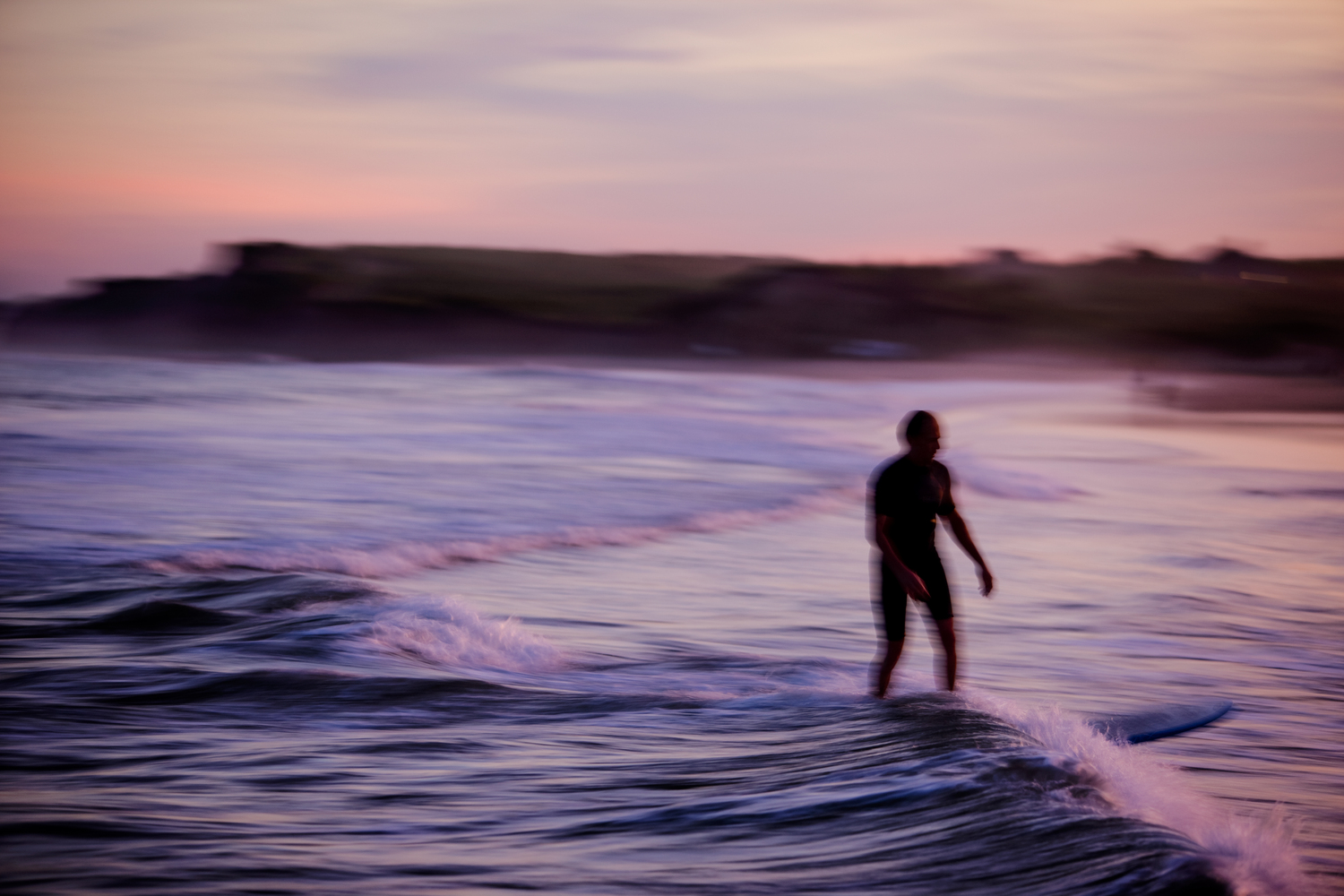 Approaching shore at Ditch Plains Beach. JOHN MADERE