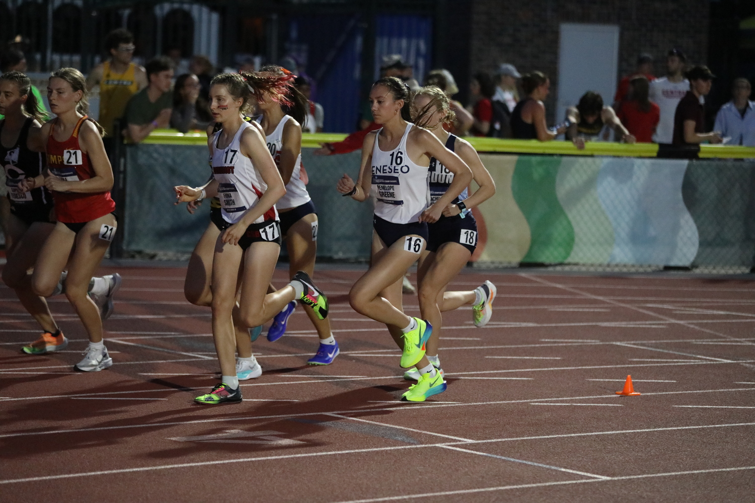 Penelope Greene earned All-American honors in two different races at the NCAA Division III Championships.    SUNY GENESEO ATHLETICS