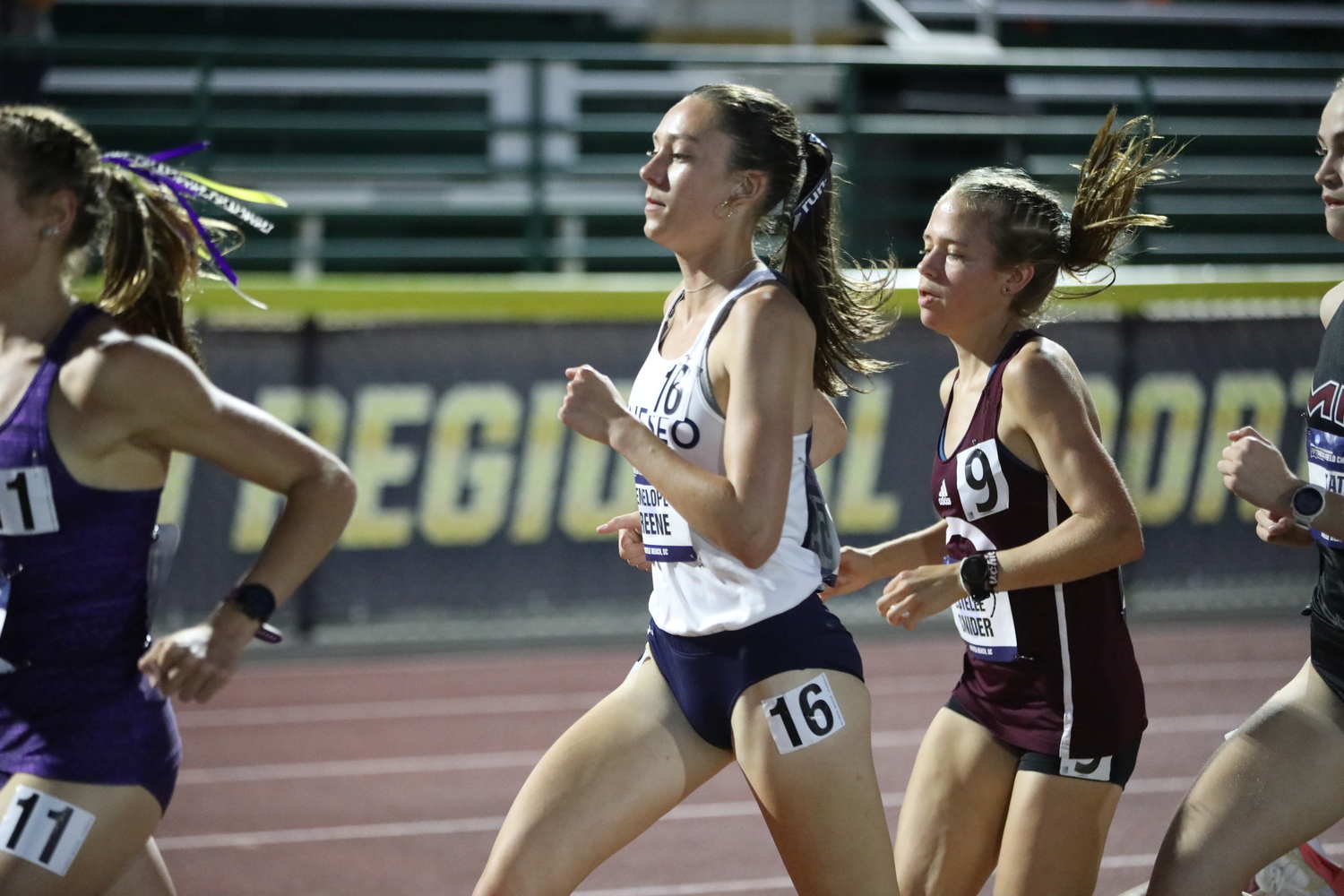 Penelope Greene earned All-American honors in two different races at the NCAA Division III Championships.    SUNY GENESEO ATHLETICS