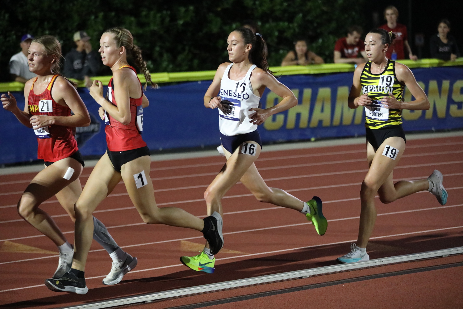 Penelope Greene earned All-American honors in two different races at the NCAA Division III Championships.    SUNY GENESEO ATHLETICS