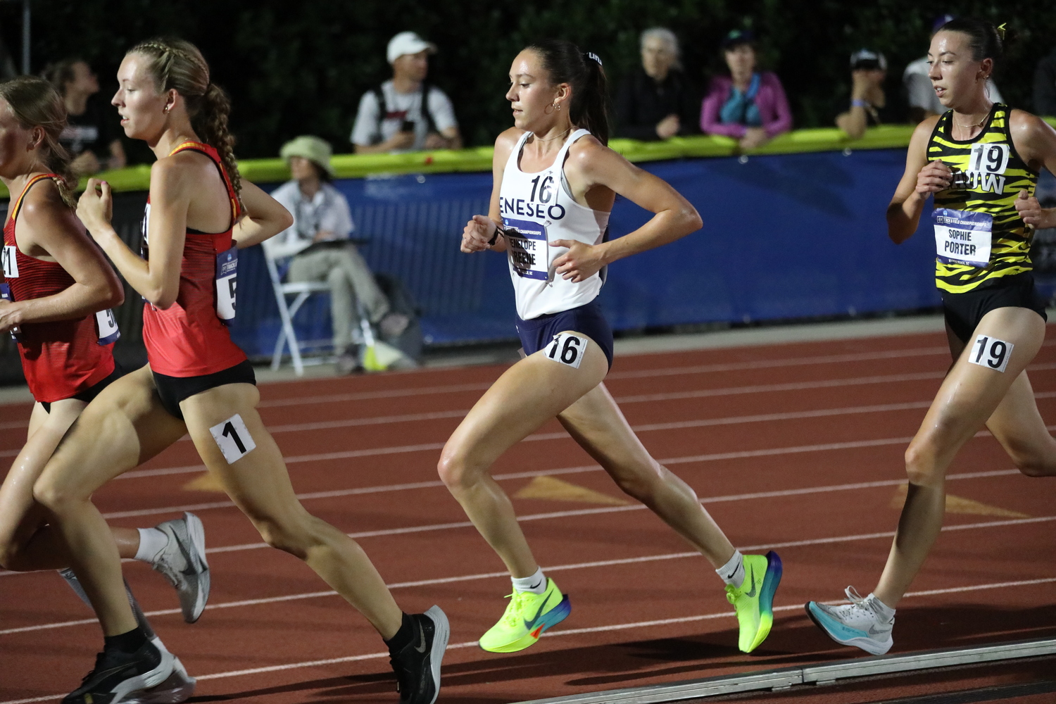 Penelope Greene earned All-American honors in two different races at the NCAA Division III Championships.    SUNY GENESEO ATHLETICS