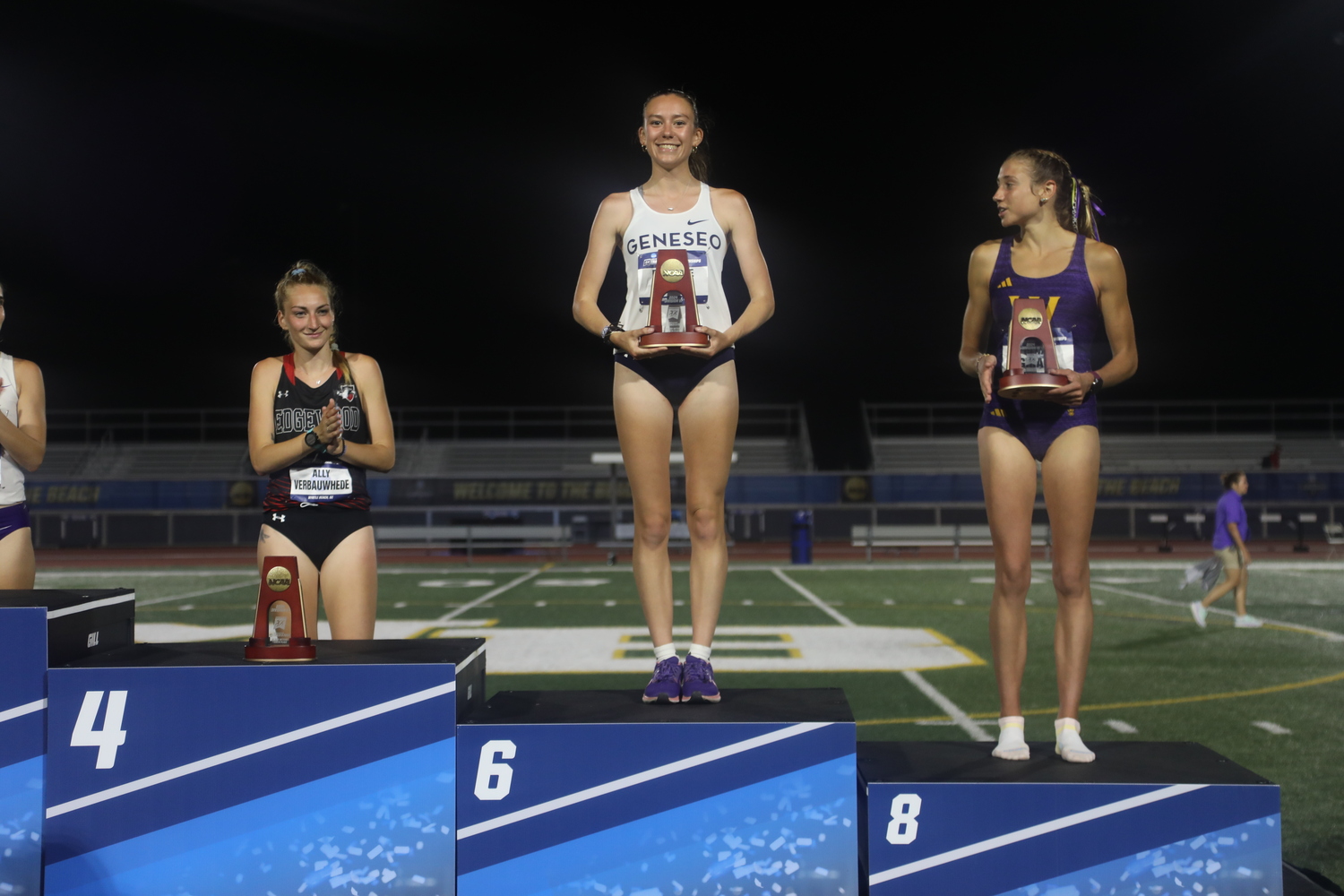 Penelope Greene earned All-American honors in two different races at the NCAA Division III Championships.    SUNY GENESEO ATHLETICS