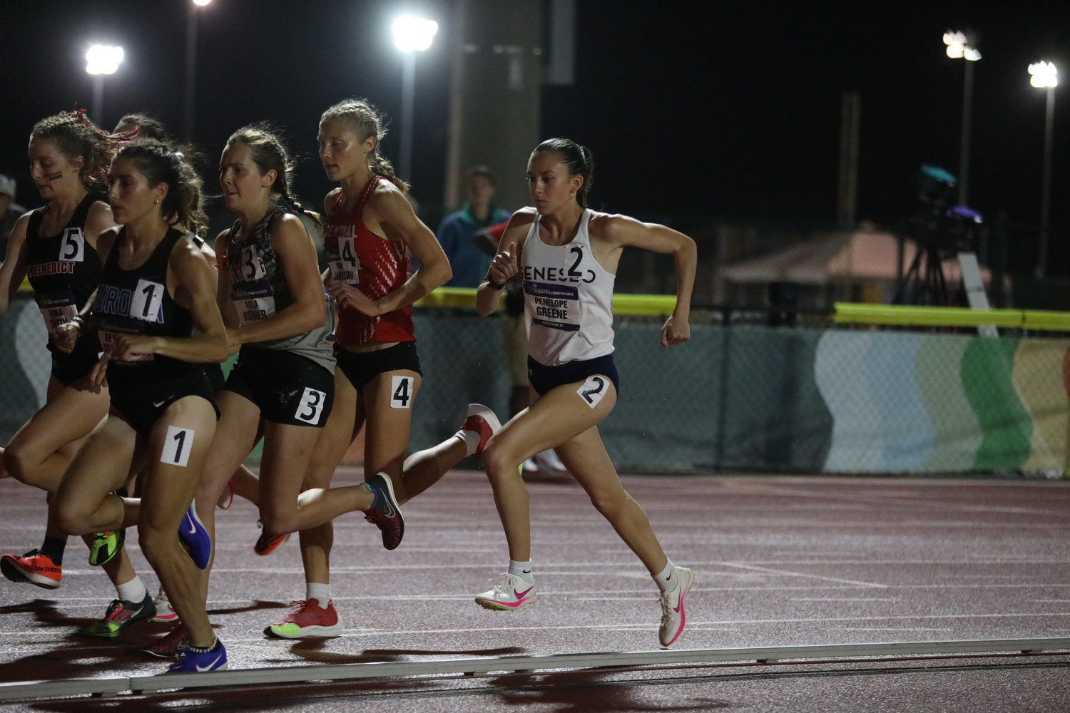 Penelope Greene earned All-American honors in two different races at the NCAA Division III Championships.    SUNY GENESEO ATHLETICS