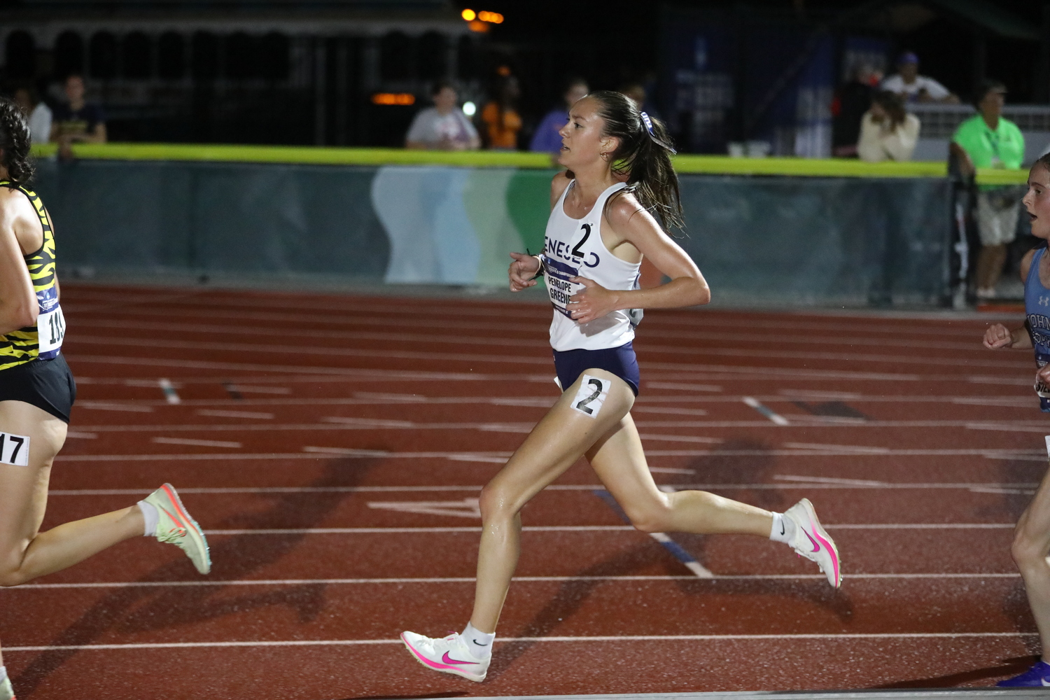 Penelope Greene earned All-American honors in two different races at the NCAA Division III Championships.    SUNY GENESEO ATHLETICS