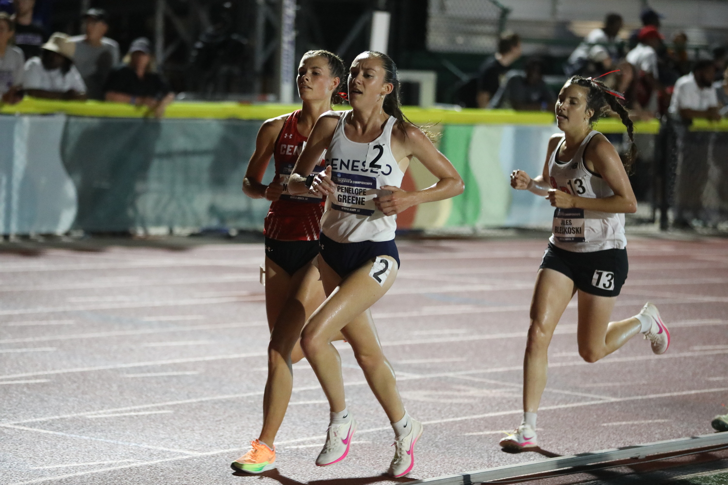 Penelope Greene earned All-American honors in two different races at the NCAA Division III Championships.    SUNY GENESEO ATHLETICS