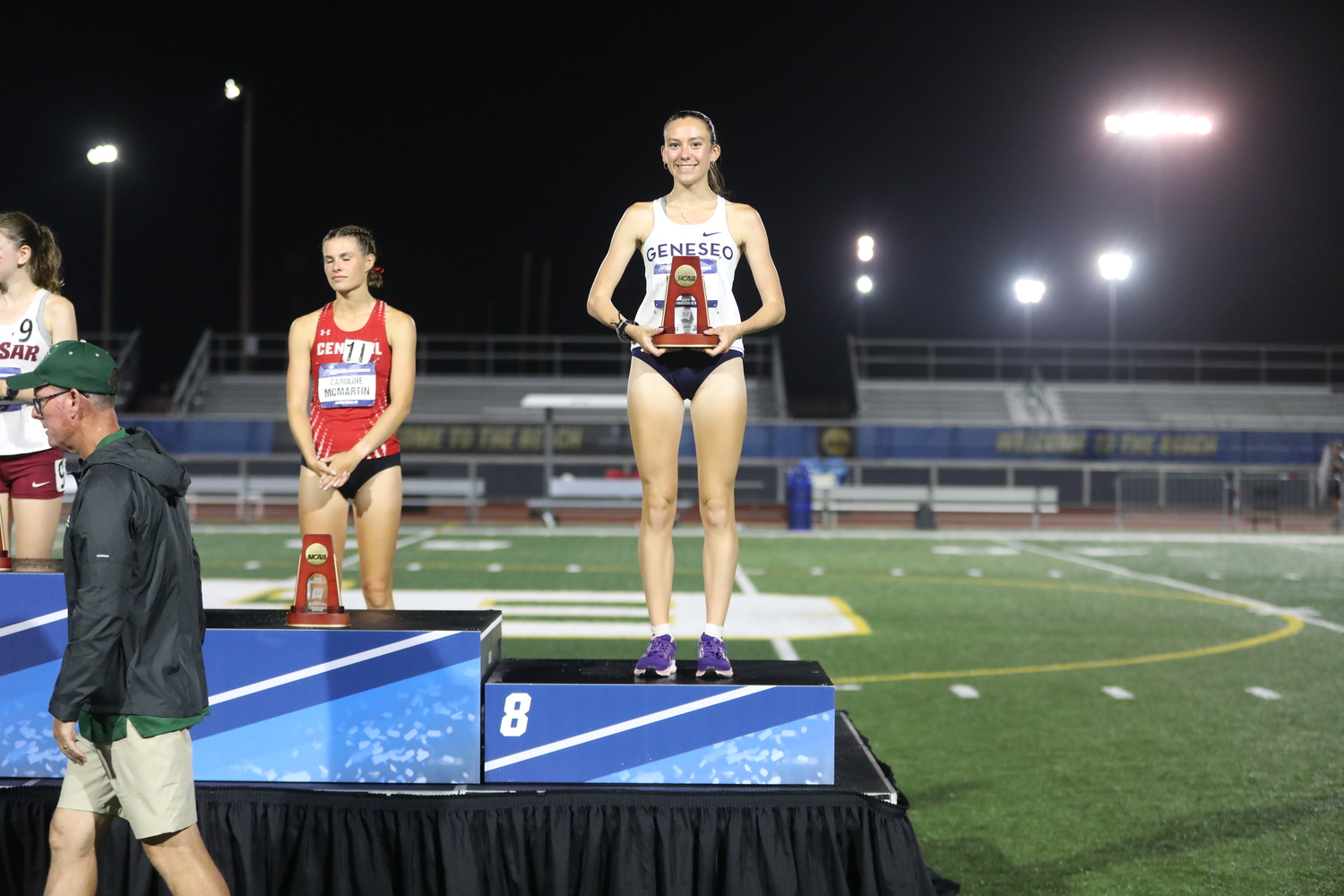 Penelope Greene earned All-American honors in two different races at the NCAA Division III Championships.    SUNY GENESEO ATHLETICS