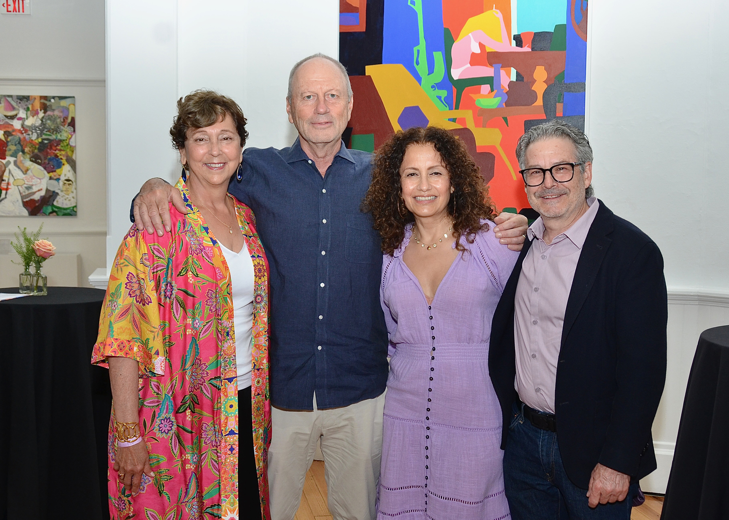 Claudia Pilato , Steve Maietta and Howard and Elena Krotman at the Retreat's annual 