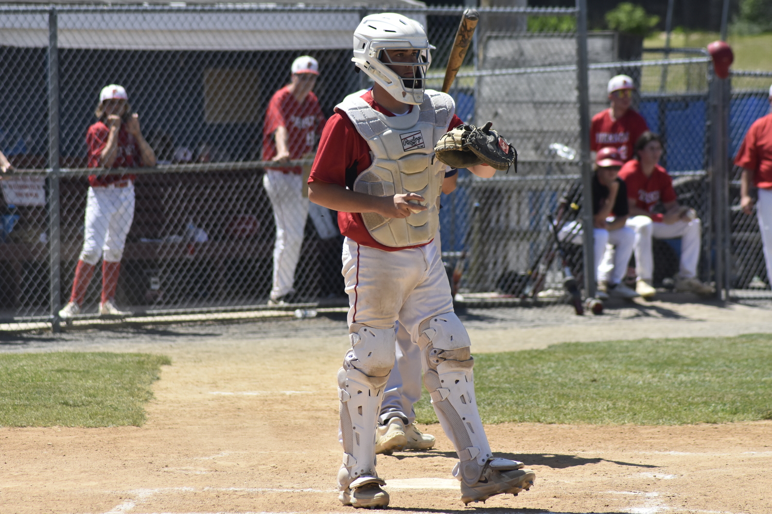 Pierson catcher Jeffrey Gregor.   DREW BUDD