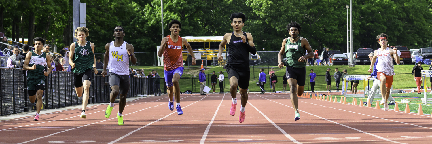 Charlie Garcia also won his preliminary heat in the 200-meter dash.   MARIANNE BARNETT