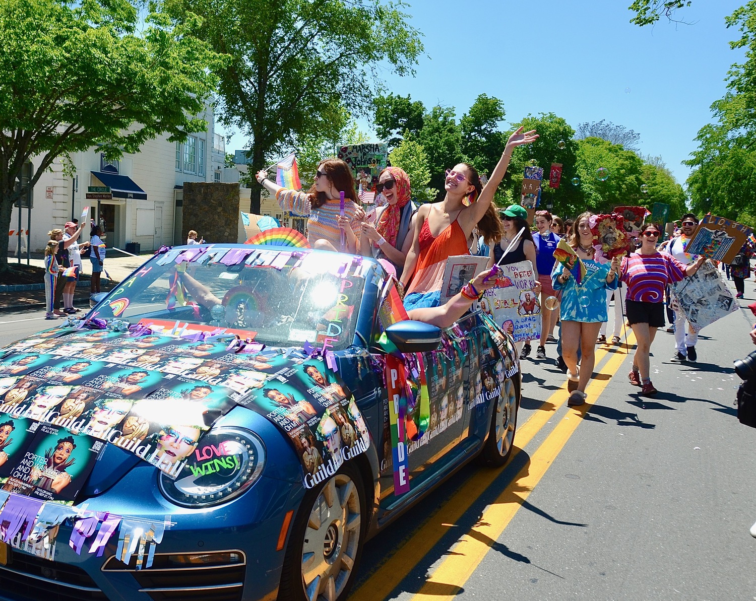 The third annual Hamptons Pride Parade on Saturday.