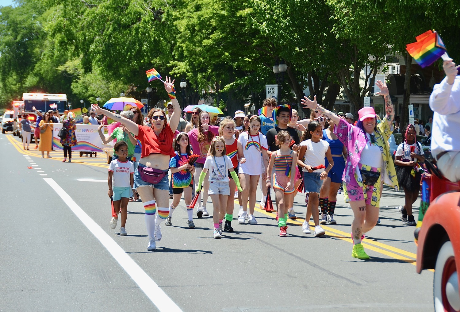 The third annual Hamptons Pride Parade on Saturday.