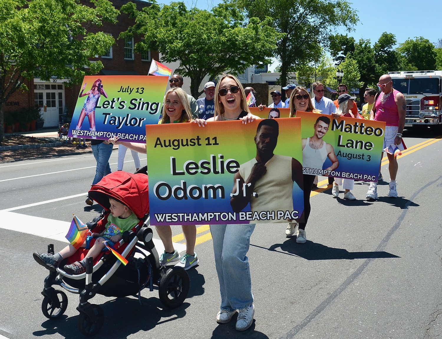 The third annual Hamptons Pride Parade on Saturday.