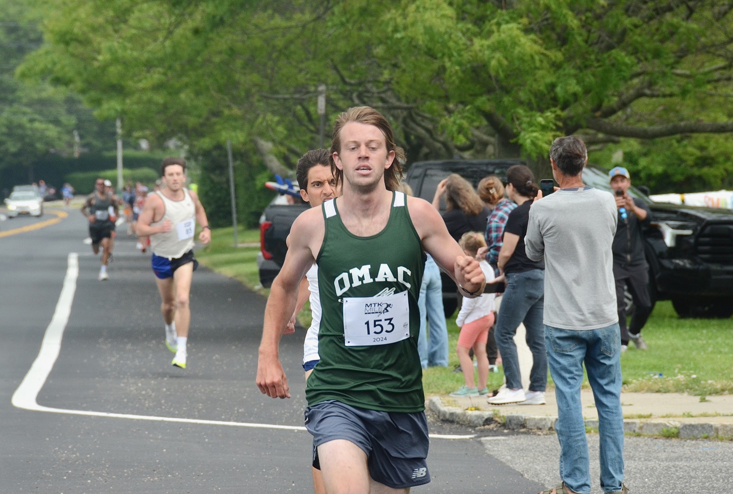 Erik Engstrom placed second in the men's race.   KYRIL BROMLEY