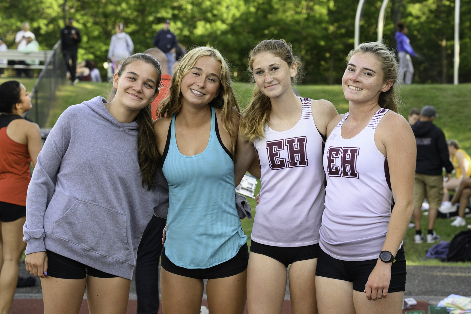 Bonackers Greylynn Guyer, left, Dylan Cashin, Sara O'Brien and Ryleigh O'Donnell.   MARIANNE BARNETT