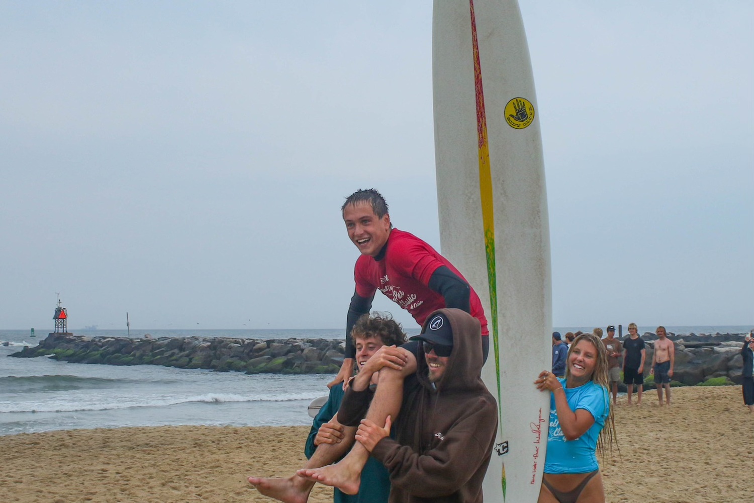 Chase Lieder celebrates his victory. COURTESY WSL