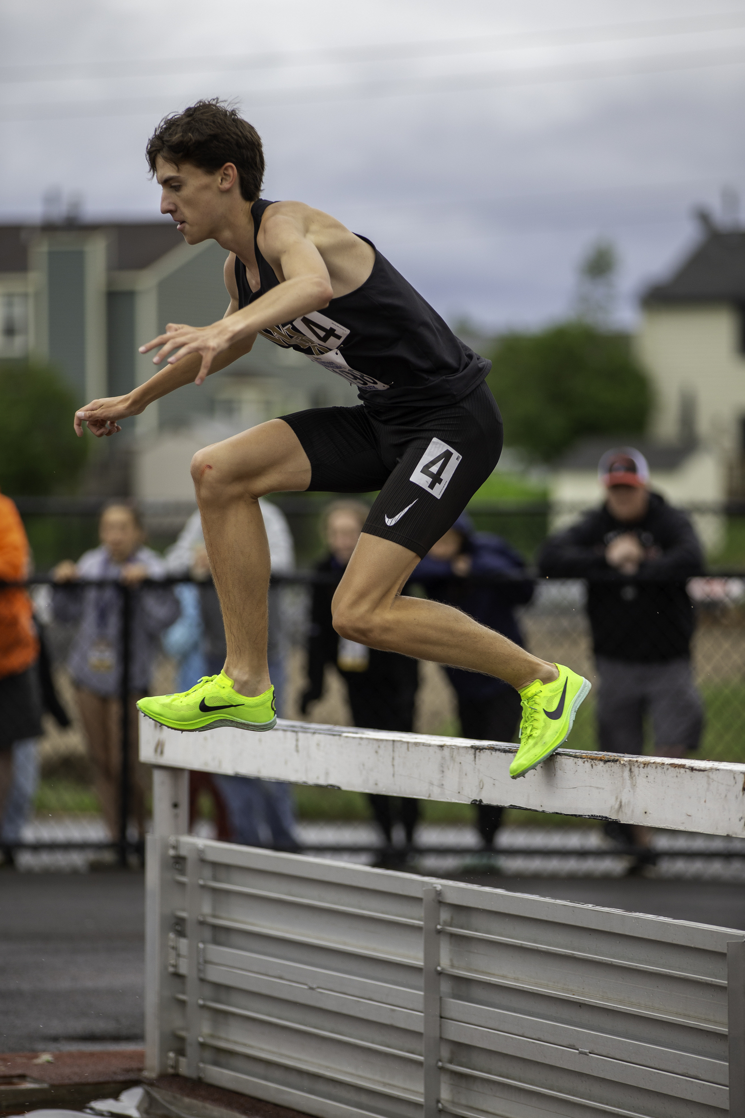 Trevor Hayes finished sixth overall, fourth in Division I, in the 3,000-meter steeplechase at the New York State Track and Field Championships at Cicero-North Syracuse High School.   ZAIDA TALEV