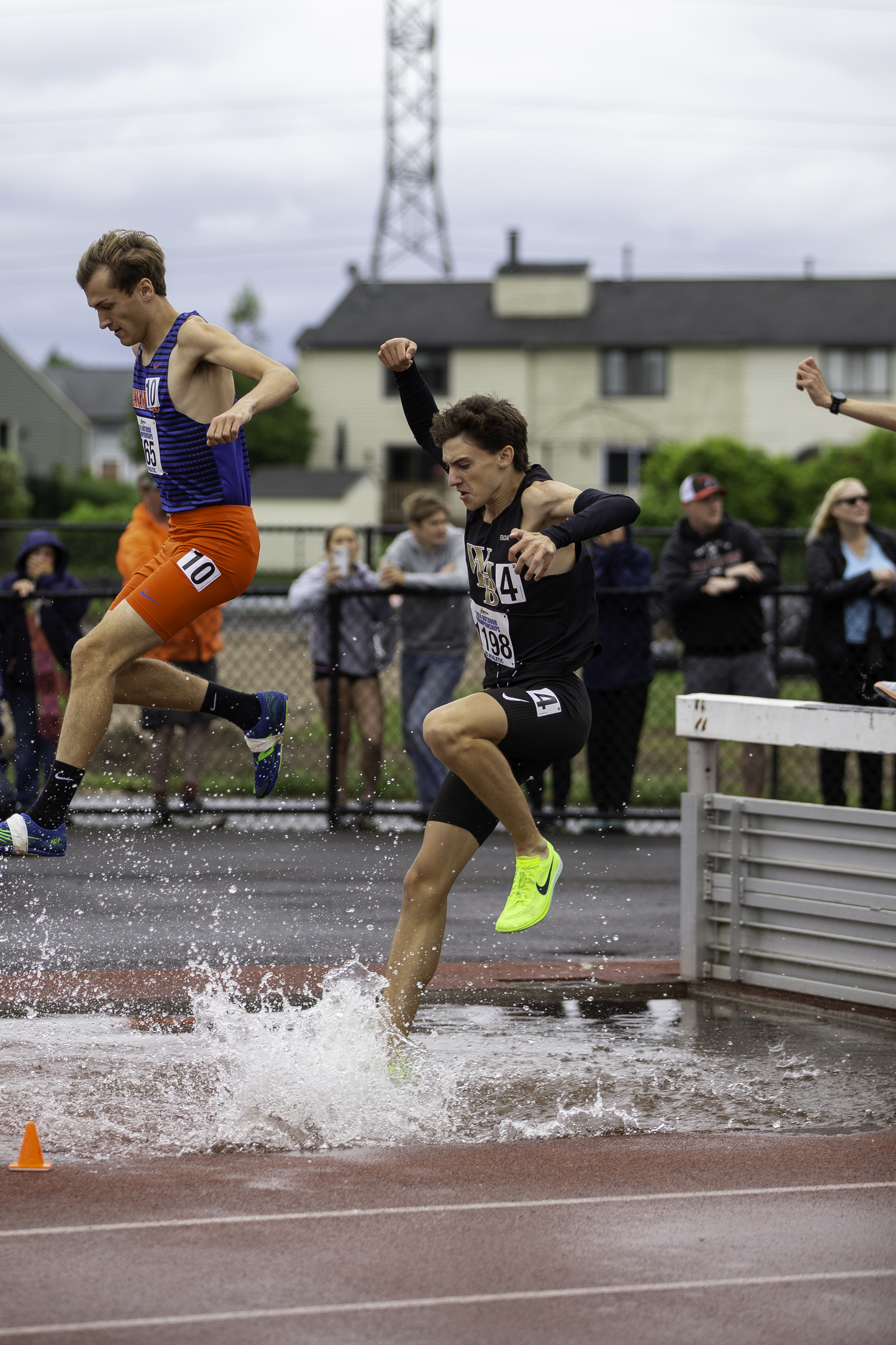 Trevor Hayes finished sixth overall, fourth in Division I, in the 3,000-meter steeplechase at the New York State Track and Field Championships at Cicero-North Syracuse High School.   ZAIDA TALEV