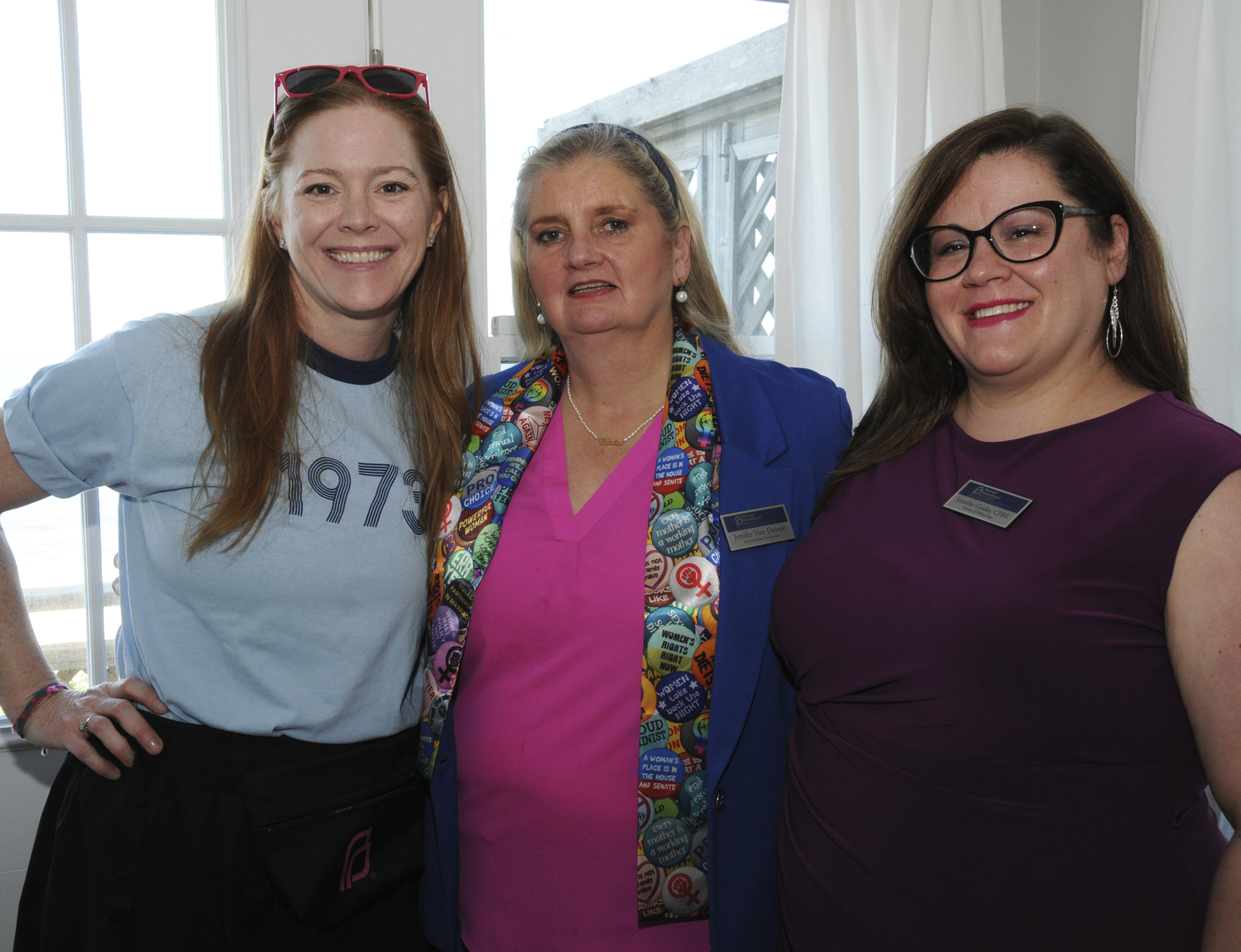 Kathleen Hirdt, Jenifer Van Deinse and Jenn Guider at the Planned Parenthood Hudson and Peconic event, 