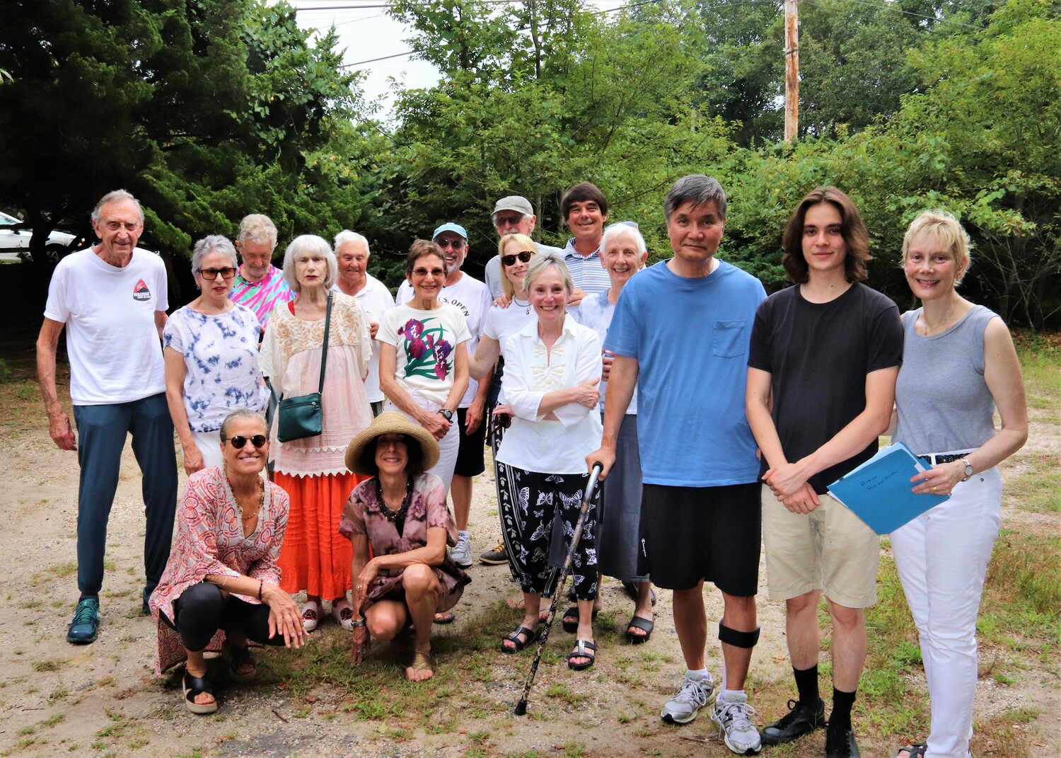 The Barnes Landing Association’s 23rd Anna Mirabai Lytton Writers’ and Artists’ Showcase will be held on Saturday, June 8 from 1:30 to 3:30 p.m. in the Barnes Landing Association Meeting House, at the intersection of Barnes Hole Road and Water’s Edge.  All are welcome. Association members recently gathered to plan the event.